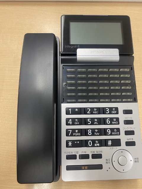 日立 中古電話 ET-iE 36ボタン標準電話機(黒）（中古）