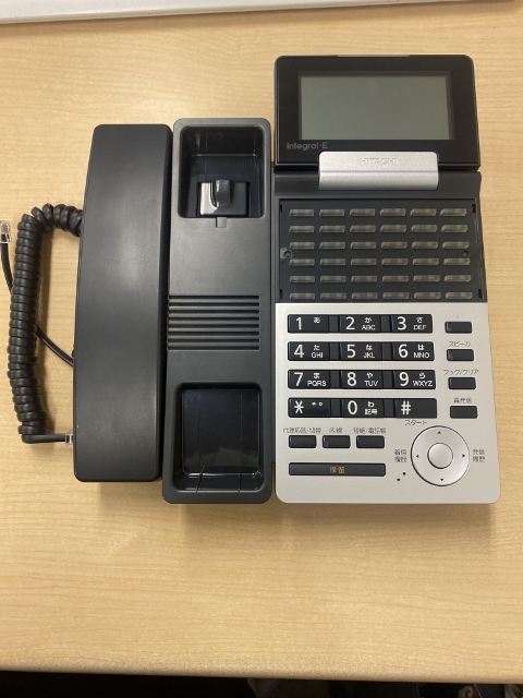 日立 中古電話 ET-iE 36ボタン標準電話機(黒）（中古）