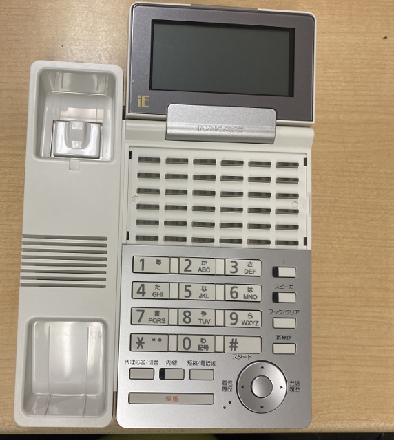ナカヨ NYC-iE 36ボタン標準電話機(白）（中古）